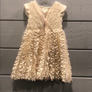 Dresses - New Lemon Loves Like Ivory Velour Tulle Dress Dresses - New Lemon Loves Like Ivory Velour Tulle Dress